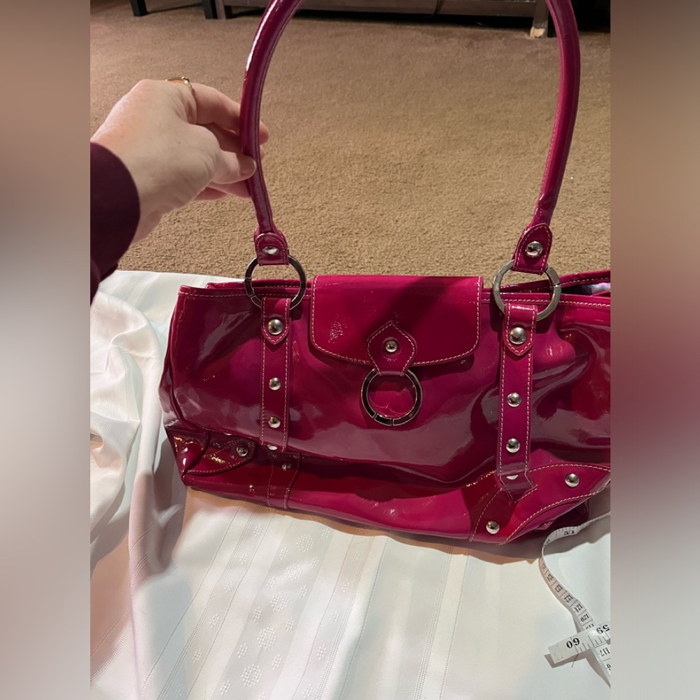 Pink big purse by Claudia